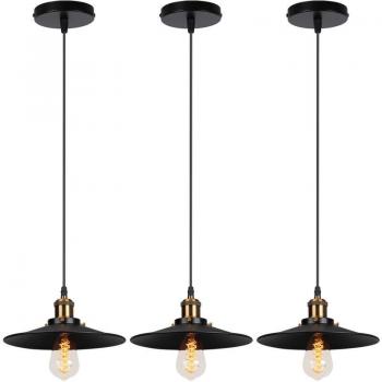 AXHUP 3X Vintage Metal Light Fixture