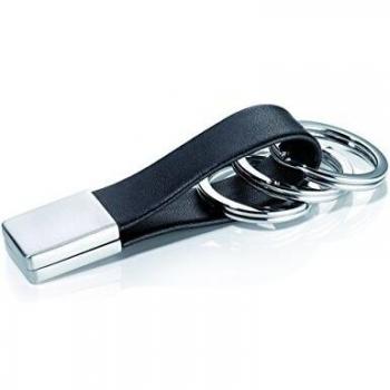 Twister Schlüsselring von Troika – Unisex, Schwarz/Silber