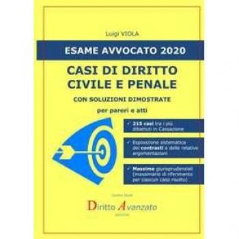 Esame avvocato 2020. Casi di diritto civile e penale. Con soluzioni dimostrate
