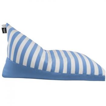 HAPPERS Puff Pirámide Toldotex Azul Cielo para Exterior o Interior xxl Azul Cielo