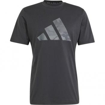 Train Essentials T‑Shirt Noir Camouflage – Edition S
