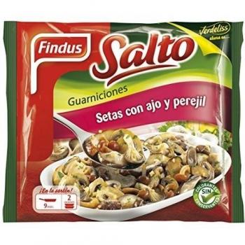 Setas congeladas con ajo y perejil