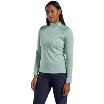 Montane Dart Sea Mist Zip‑Neck Long Sleeve Top – Size 14 Women