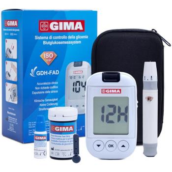 Glucometro Gima Kit Completo Mg/Dl