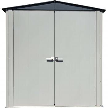 Spacemaker Gartenschrank 6x3 Geräteschrank lichtgrau anthrazit