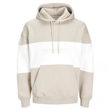 Jack & Jones Legacy Blocking Hoodie Moonbeam