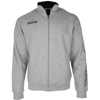 Spalding Kinder Team II Reißverschlusspullover – Grau Melange – 164