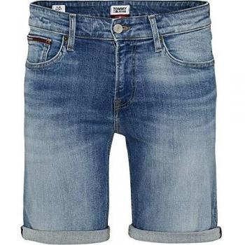 Tommy Jeans Short Droit Scanton Slim, Bleu (Court Mid Blue STR A), W30/L29