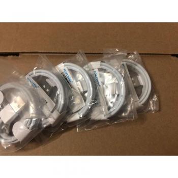 Cable de sincronización y carga USB Foxconn para iPhone X XS XR MAX 6 7 8, 1m/3 pies, 10 Uds