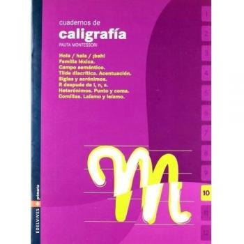 Cuadernos 10 de caligrafia Pauta Montessori