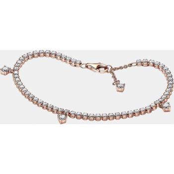 Pandora Rose Gold Dazzling Drops Bracelet