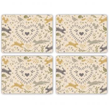 Cooksmart Natural Cork Backed Placemats Set of 4