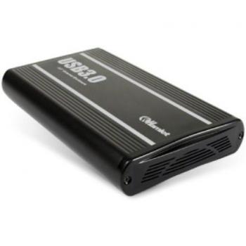 Hamlet Box Hard Disk 3.5 USB 3.0 SATA, Seriale ATA II Nero