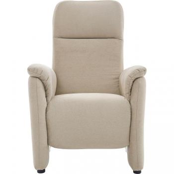 CALIZZA INTERIORS Sessel Topas, beige, mit Kopfteilverstellung