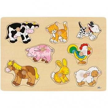 Puzzle 8 pièces Animaux de la Ferme