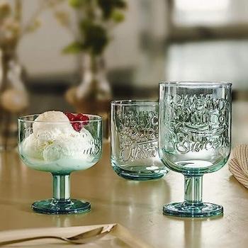 Coppetta Dessert Verde Graphica 28 cl Set di 6