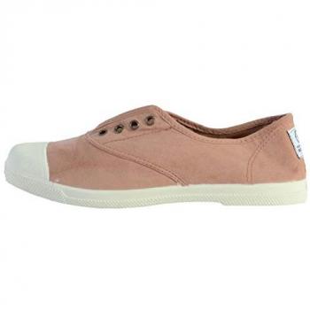 Scarpe basse in tela per bambini Natural World 102 rosa con chiusura elastica senza lacci