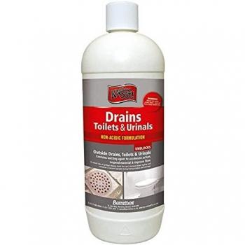 Knock Out New Drains Toilets & Urinals Non Acidic Unblocker 1 Litre