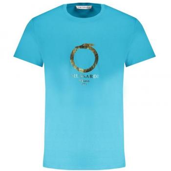 Trussardi Men's Blue Cotton T-Shirt