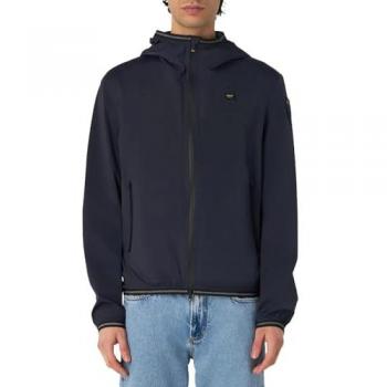 Light Blue Blauer Menswear Short Stripe Jacket