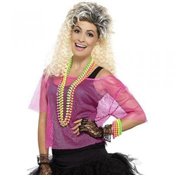 Top Fluorescente Rosa Anni '80