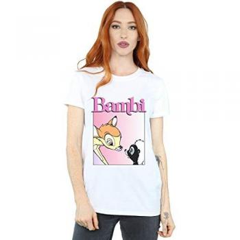 Disney Bambi “Nice to Meet You” Boyfriend T-Shirt (White)