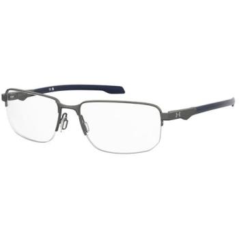 Under Armour 5062G V6D Mens’ Silver Frames – Size 57 (Blue‑Light Block)