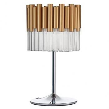 Mesa Iluminante Cristal Dorado