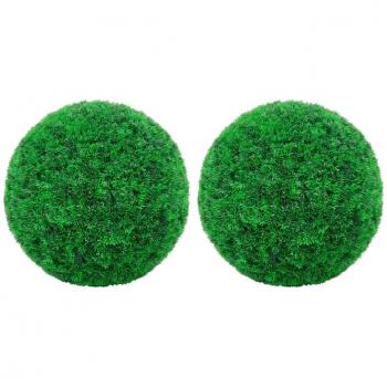 Bolinhas de Buxo Artificial VidaXL – 2 Unidades 35cm