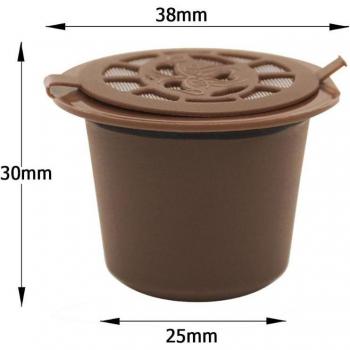 4pcs Food Grade Reusable Coffee Capsule Filters for Nespresso