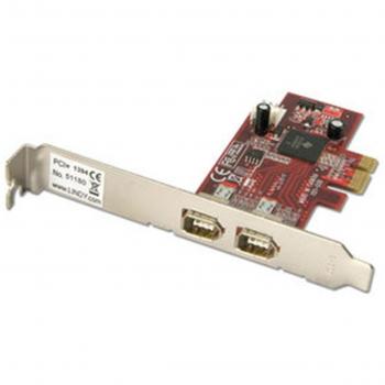 Scheda FireWire 2P Lindy PCI-Express
