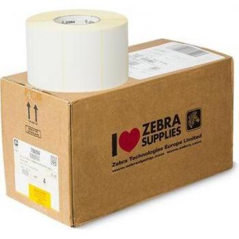 Zebra 880010-050 Stickers, Zwart op Wit, 51mm x 51mm, 10 Rollen