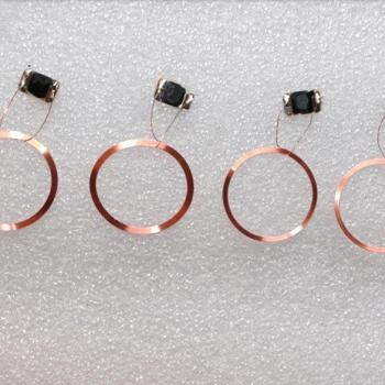100pcs Changeable UID RFID Card S50 F08 13.56MHz Block 0 Writable (1K, 20mm Diameter)