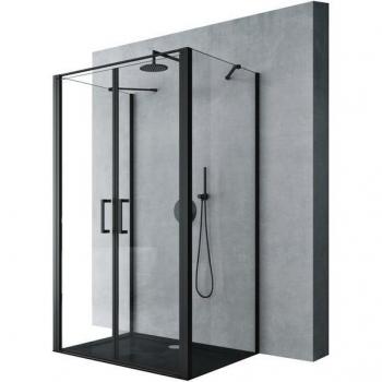 Mai & Mai Duschkabine U-Form 100 × 80 cm mit ESG-Sicherheitsglas Rav66UK