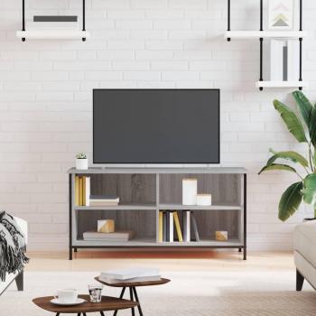Mueble de tv madera contrachapada gris Sonoma 100x40x50 cm