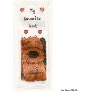 Vervaco Biscuit Cross-Stitch Bookmark Craft Kit