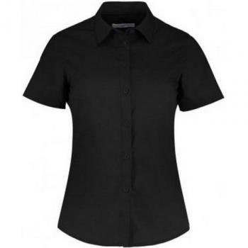 Camicia Kustom Kit Popeline Maniche Corte Donna