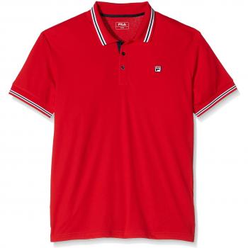 Fila Piro Red Polo for Men, XXL