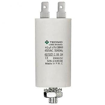 Capacitor 40 µF, 450 V, 50/60 Hz