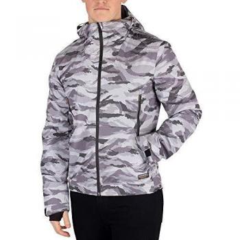 Superdry Herren Winterwindjacke Arctic Elite – Grau – Extra Large
