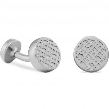 BOSS 50532326 Gemelli Monogram 4 ro Argento