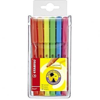 STABILO FLASH 1/3,5mm Textmarker Set