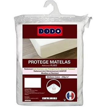 Protège-Matelas Dodo 160x200 cm Traitement Anti-Acariens