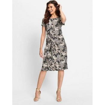 Feminines Wickel-Jerseykleid