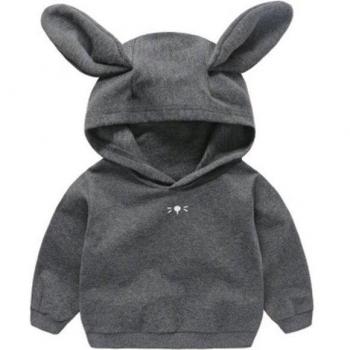 Sudadera Rosa para Niñas con Orejas de Conejo