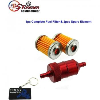 STOREDER High-Performance Fuel Filter & Spare Part – Compatible with Honda, Yamaha, Suzuki SSR, Thumpstar, Pit Bike, Motocross ATV, Go Kart