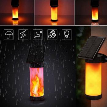 Lámpara Llama Solar 102 LED Parpadeante