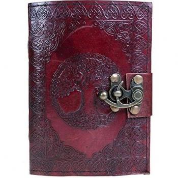 Nemesis Now Tree Of Life Diary With Lock 20cm Brown
