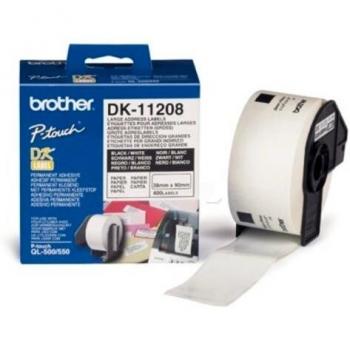 Brother DK-11208 White Label Roll