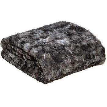 Faux Fur Comfort Blanket – Grey